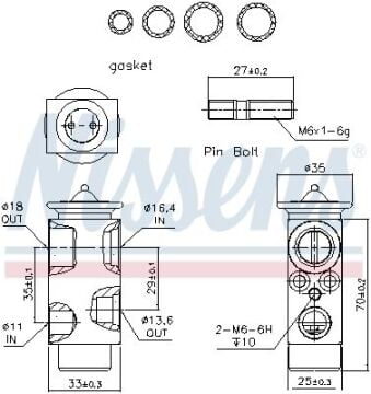 EXPANSION VALF MERCEDES A SERİSİ W169 04-12