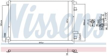 KLİMA RADYATÖRÜ RENAULT MEGANE II (02-)SCENIC II (03-)