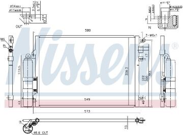 KLİMA RADYATÖRÜ RENAULT CLIO II (01-)CLIO SYMBOL (99-)KANGOO I (98-)