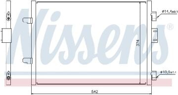 KLİMA RADYATÖRÜ RENAULT CLIO II (01-)CLIO SYMBOL (99-)THALIA I (99-)