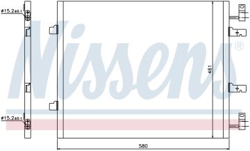 KLİMA RADYATÖRÜ RENAULT TRAFIC II 01- NİSSAN PRIMASTAR 02-