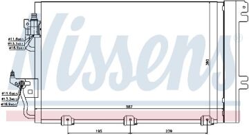 KLİMA RADYATÖRÜ OPEL ASTRA H 1.4İ 16V1.6İ 16V 1.8İ(04-)