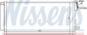 KLİMA RADYATÖRÜ FİAT DOBLO 1.3 1.6 MJTD (09-)OPEL COMBO (12-)