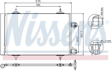 KLİMA RADYATÖRÜ CİTROËN C5 (08-) PEUGEOT 508 (10-)