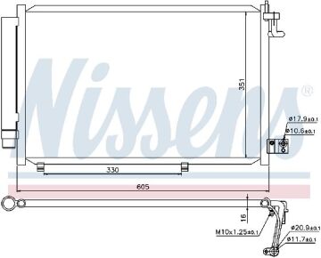 KLİMA RADYATÖRÜ FORD FİESTA VI (08-)