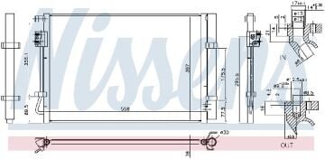 KLİMA RADYATÖRÜ HYUNDAİ İ20 1.2İ 1.4İ(14-)