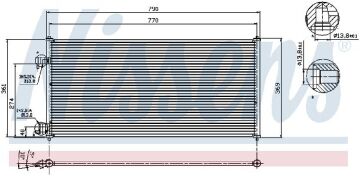 KLİMA RADYATÖRÜ FORD TRANSIT CONNECT 1.8 TDCİ(02-)