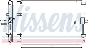 KLİMA RADYATÖRÜ HYUNDAİ İ30 (12-) ELANTRA(10-)KİA CEE'D (12-)