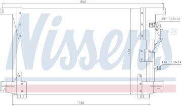KLİMA RADYATÖRÜ MERCEDES ACTROS (96-)ACTROS MP2/MP3 (02-)