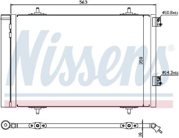 KLİMA RADYATÖRÜ CİTROEN C5 (08-)PEUGEOT 508 (10-)