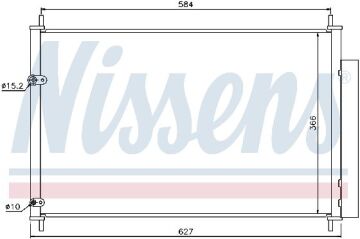 KLİMA RADYATÖRÜ TOYOTA AURIS (07-)AVENSIS (08-)COROLLA (07-)VERSO (08-