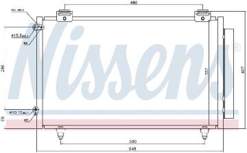 KLİMA RADYATÖRÜ TOYOTA COROLLA (01-)