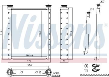 KALORİFER RADYATÖRÜ TOYOTA YARIS 1.3