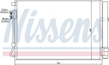 KLİMA RADYATÖRÜ HYUNDAI ACCENT (11-)KİA RIO III (11-)