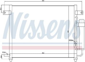 KLİMA RADYATÖRÜ CHEVROLET AVEO (05-) KALOS (02-)