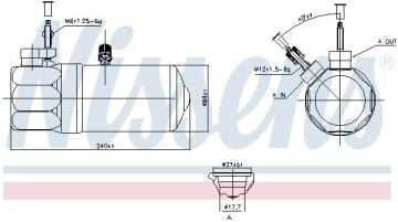 DRAYER FİLTRE FORD TRANSİT W184 07-12