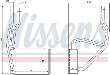 KALORİFER RADYATÖRÜ FORD FİESTA V 1.4 TDCI