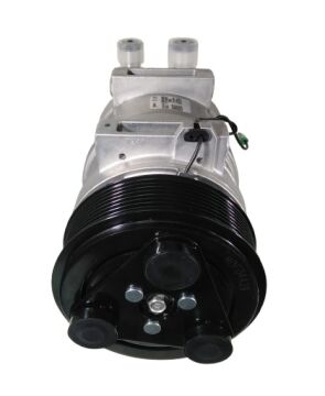 KLİMA KOMPRESÖR (PV8) TM16 12V  SAPLAMALI ÜSTEN ÇIKIŞ İ.K