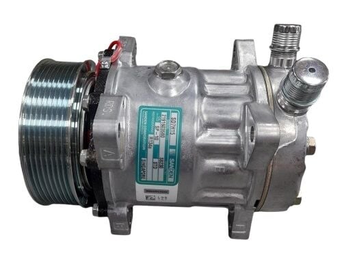 KLİMA KOMPRESÖR (PV8) UNV.7H15 12V ÜSTTEN ÇIKIŞ İ.K