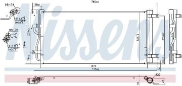 KLİMA RADYATÖRÜ CHEVROLET CAPTIVA 2.0 2.2 CDTI (06-)