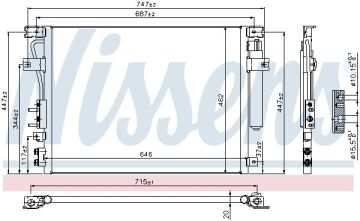 KLİMA RADYATÖRÜ CHRYSLER 300C (04) 3.0 CRD