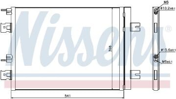 KLİMA RADYATÖRÜ DACIA DUSTER (10-)LOGAN I (04-) SANDERO I (08-)