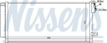 KLİMA RADYATÖRÜ FİAT DOBLO 1.3 1.6 MJTD (09-)OPEL COMBO (12-)