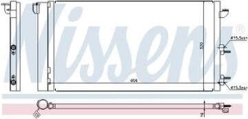 KLİMA RADYATÖRÜ FİAT PANDA 1.1/ 1.2 / 1.3/ 1.4 (03-)