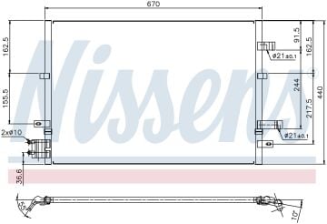 KLİMA RADYATÖRÜ FORD MONDEO (2001) 1.8