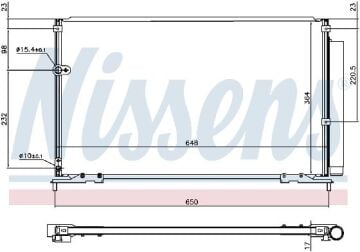 KLİMA RADYATÖRÜ HONDA CIVIC VIII (05-)