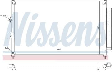 KLİMA RADYATÖRÜ HONDA CIVIC VIII 4 DOORS (05-)