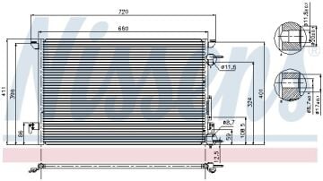 KLİMA RADYATÖRÜ OPEL VECTRA C