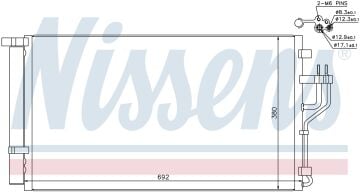 KLİMA RADYATÖRÜ HYUNDAI IX35 1.6