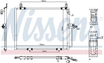 KLİMA RADYATÖRÜ MERCEDES E-CLASS 200E (84-)