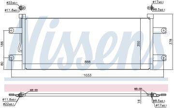 KLİMA RADYATÖRÜ MERCEDES ATEGO