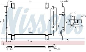 KLİMA RADYATÖRÜ CİTROEN JUMPER 02- FIAT DUCATO 02-