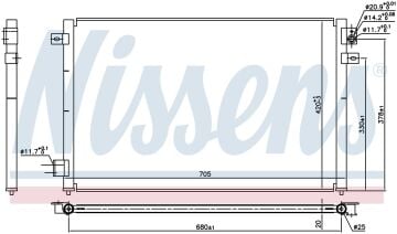 KLİMA RADYATÖRÜ JAGUAR S-TYPE (98-)LINCOLN LS (98-)
