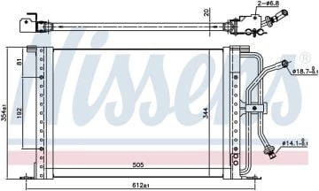 KLİMA RADYATÖRÜ FORD FIESTA COURIER (DX) (95-)