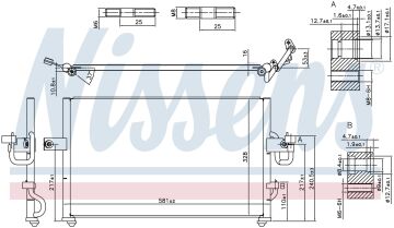KLİMA RADYATÖRÜ HYUNDAI ACCENT 94- 1.3İ