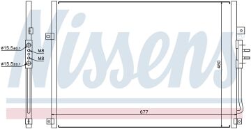 KLİMA RADYATÖRÜ JEEP CHEROKEE 99-03