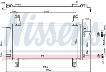 KLİMA RADYATÖRÜ MAZDA (02- / -07) 1.8