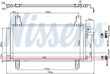 KLİMA RADYATÖRÜ MAZDA (02- / -07) 1.8