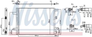 KLİMA RADYATÖRÜ MERCEDES A-CLASS/B-CLASS/CLA-CLASS W177/W247/W118 (2019-UP)