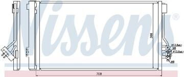 KLİMA RADYATÖRÜ MERCEDES VIANO W639 (03-)VITO II W639 (03-)