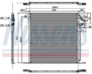 KLİMA RADYATÖRÜ MERCEDES VITO I W638(96-)