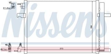 KLİMA RADYATÖRÜ OPEL ASTRA J (09-) CHEVROLET CRUZE(09-)