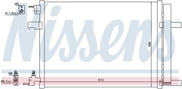 KLİMA RADYATÖRÜ OPEL ASTRA J (09-) CHEVROLET CRUZE(09-)