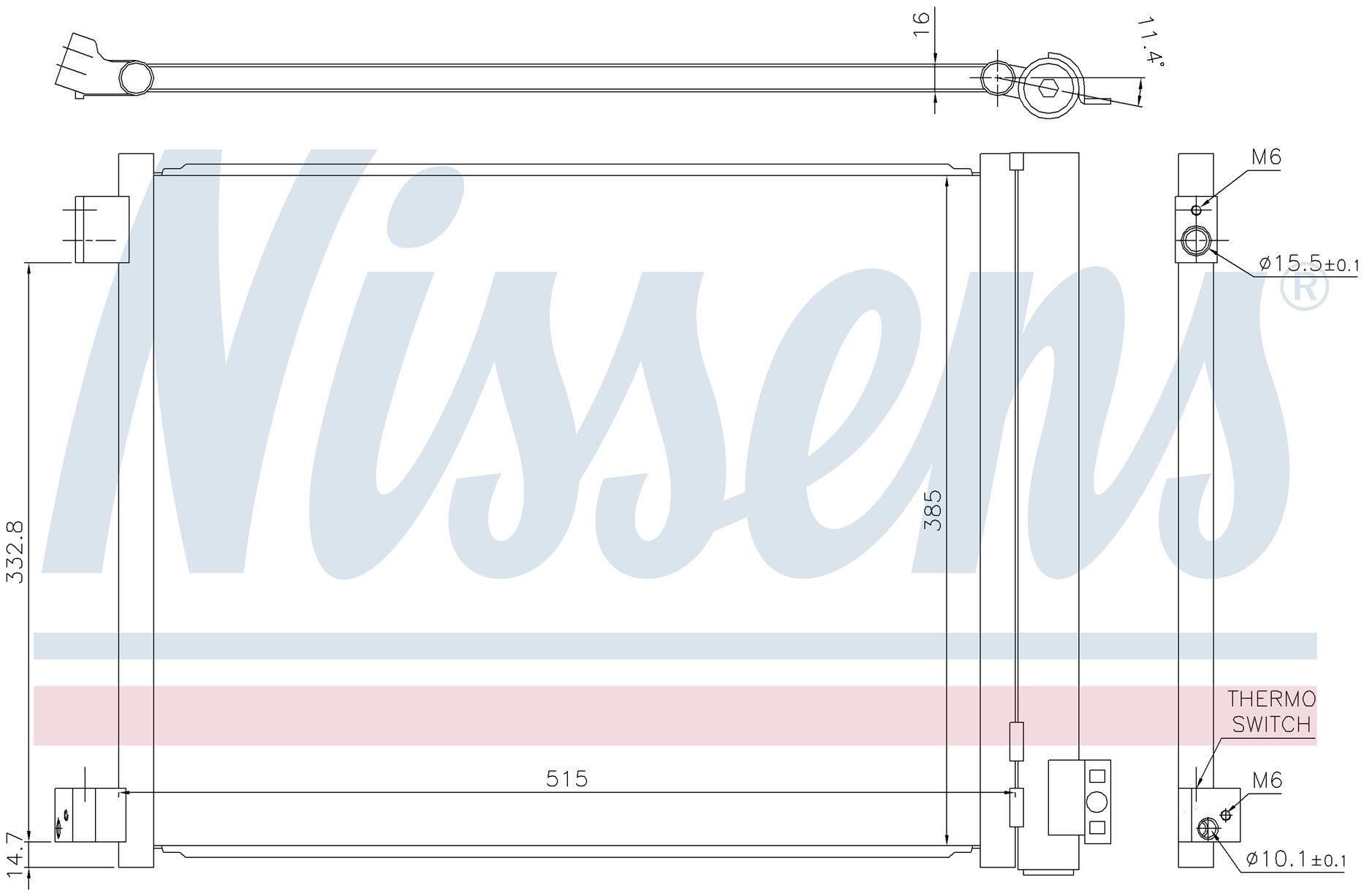 KLİMA RADYATÖRÜ NISSAN MICRA 1.5İ 2010+ 1.5DCİ 2010