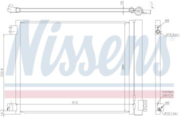 KLİMA RADYATÖRÜ NISSAN MICRA 1.5İ 2010+ 1.5DCİ 2010