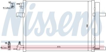 KLİMA RADYATÖRÜ OPEL ASTRA J (09-) CHEVROLET CRUZE(09-)